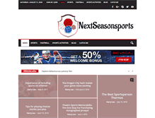 Tablet Screenshot of nextseasonsports.com